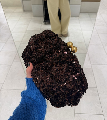 Zara sequin clutch - zara,