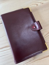 ORGANISER-BURGUNDY FINE