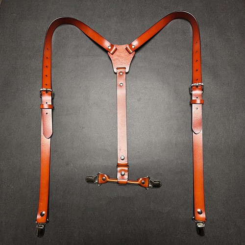 Geniune leather suspender belt - suspender,