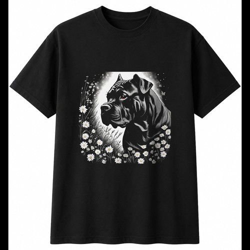Cane corso with - cane,