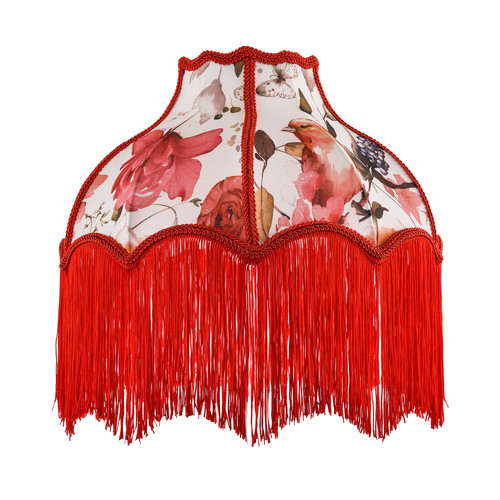Chic red robin themed - robin, vintage