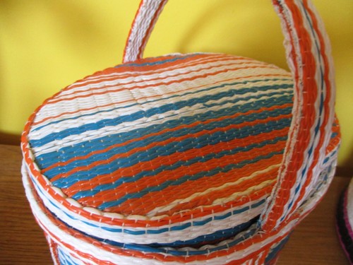 Colourful senegalese basket - ,
