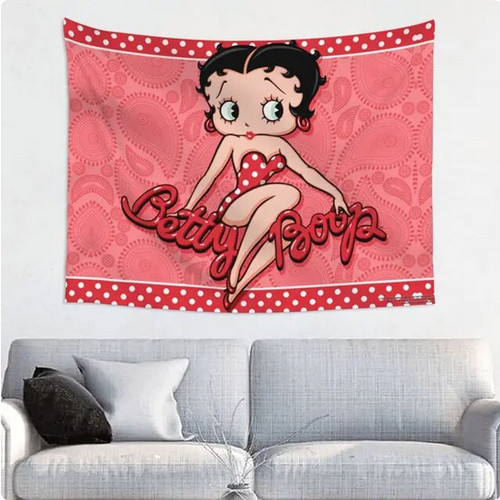 Cute cartoon girl betty boop - cartoon,