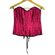 Shirley Satin Velvet Corset