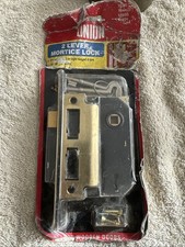 Union 2295 2 Lever Mortice Sashlock Brass Finish 76mm