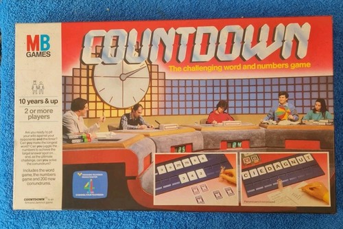 Countdown board game mb - board, by