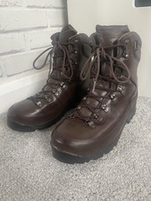 Iturri Gore-tex Cold Wet Weather boots brown leather UK 8 Combat British Army