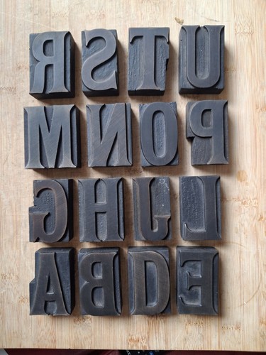 Vintage wooden letterpress - wooden,