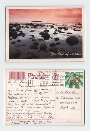 Vintage postcard the isle - postcard,