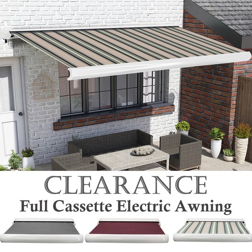 Full cassette electric awning - cassette,