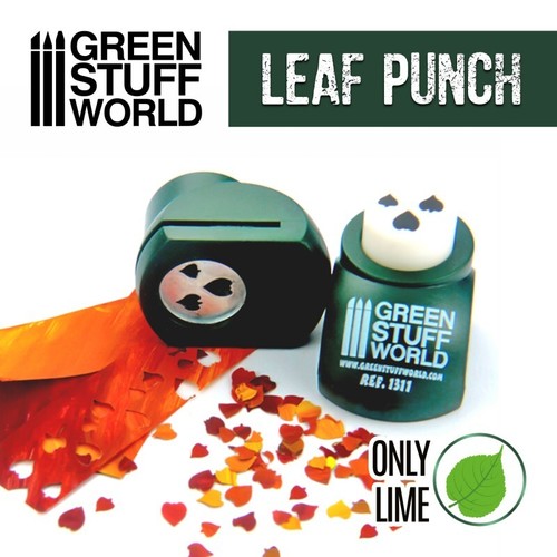 Miniature leaf punch dark - punch,