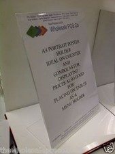 A4 COUNTER POSTER ACRYLIC