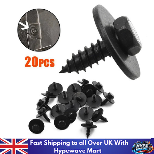 20pcs black self tapping - black, self-tapping