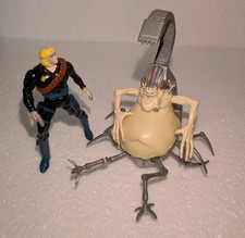 Marvel Comics 1994 X-Men Steel Mutants Longshot vs. Mojo Action Figures