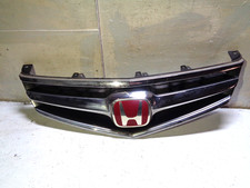 HONDA ACCORD MK7 FRONT GRILL CHROME & BADGE 2004 TO 2007 SHAPE  APPROX