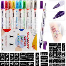 10 Temporary Tattoo Markers