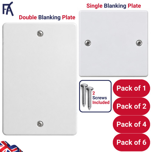 Blanking plate with screws - blanking, 1