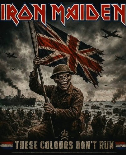 Iron maiden sew on patch - maiden,