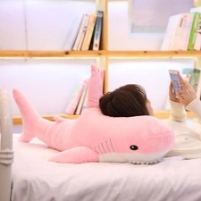 60cm Giant Shark Plush Pillow