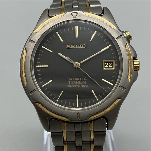 Vintage seiko kinetic titanium - seiko,