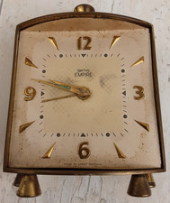 Brass alarm clock, vintage