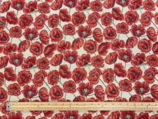 Red Poppy Fabric Chatham Glyn
