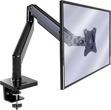 Large Arm Monitor Mount 24-40" | Desk Stand Bracket with Clamp Fully Adjustable
