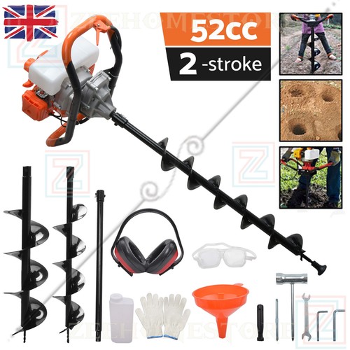 52cc petrol earth auger post - 52cc,