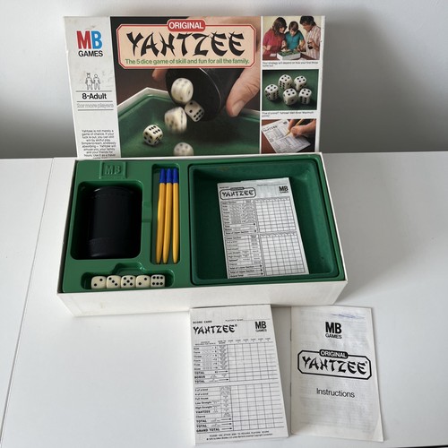 Yahtzee original dice game - yahtzee,