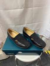 HOTTER Ladies Black Slip On