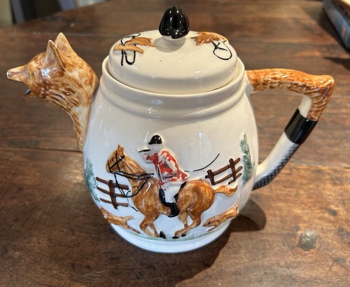 Vintage portland pottery - vintage, fox
