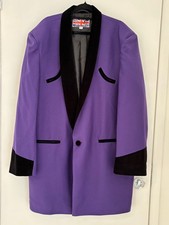 TEDDYBOY DRAPE JACKET .PURPLE