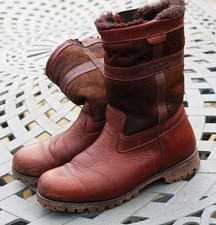 Sebago Calf Boots Leather & Suede Fibram Soles UK 9