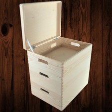 3 Tier Wooden Crate Set