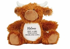 Personalised highland cow