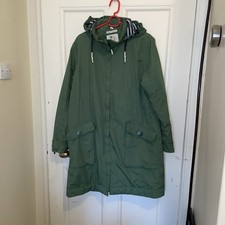 Seasalt Northstar Coat Green UK 14 - Please Read Description