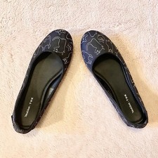 TUK Rare Y2K Cat Print Black