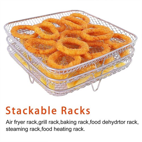 Layer air fryer rack - 3-layer,