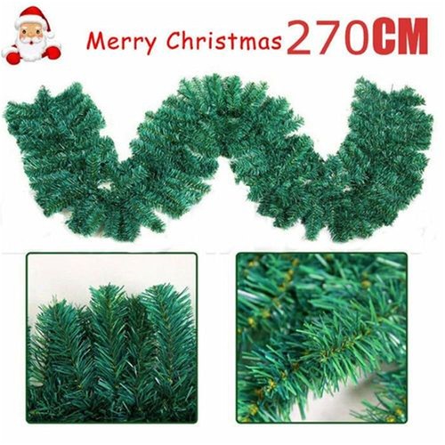 9ft christmas garland xmas - garland,