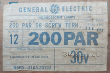 Vintage Par 56 Lamp 30V 200W