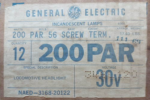 Vintage par lamp 30v - par,