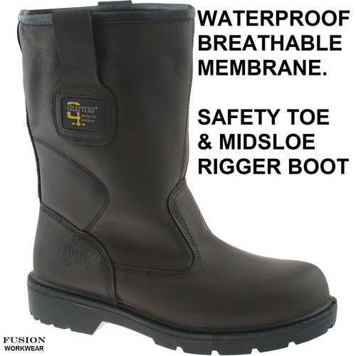 Grafters rigger safety boots - grafters,