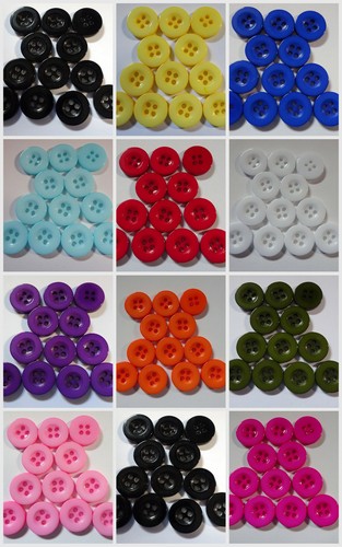 13mm hole flat back - x,