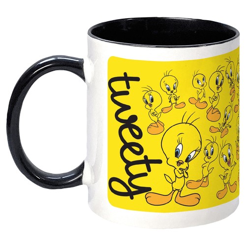 Tweety pie mug character poses - pie,