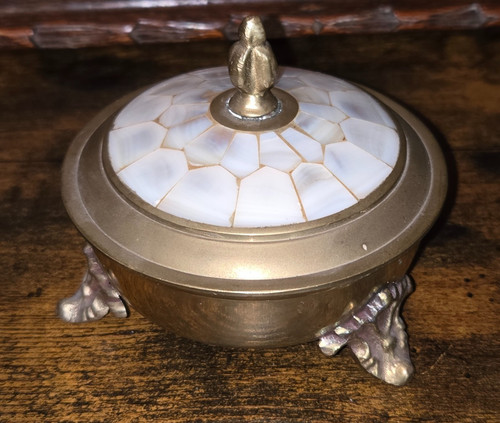 Vintage brass mother of - vintage,