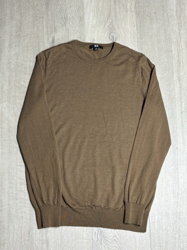 Uniqlo men tan 100 merino - uniqlo,