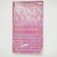 Foxe's Book Of Martyrs Vintage