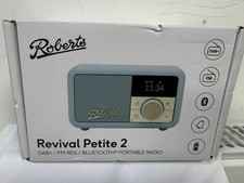 Roberts Revival Petite DAB/DAB+/FM Portable Radio RDS / Bluetooth - Duck Egg NEW