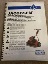Jacobsen PGM 19 & 22 Walk Behind Safety & Operation Manual