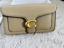 Coach Tabby Bag Chalk Pebbled 